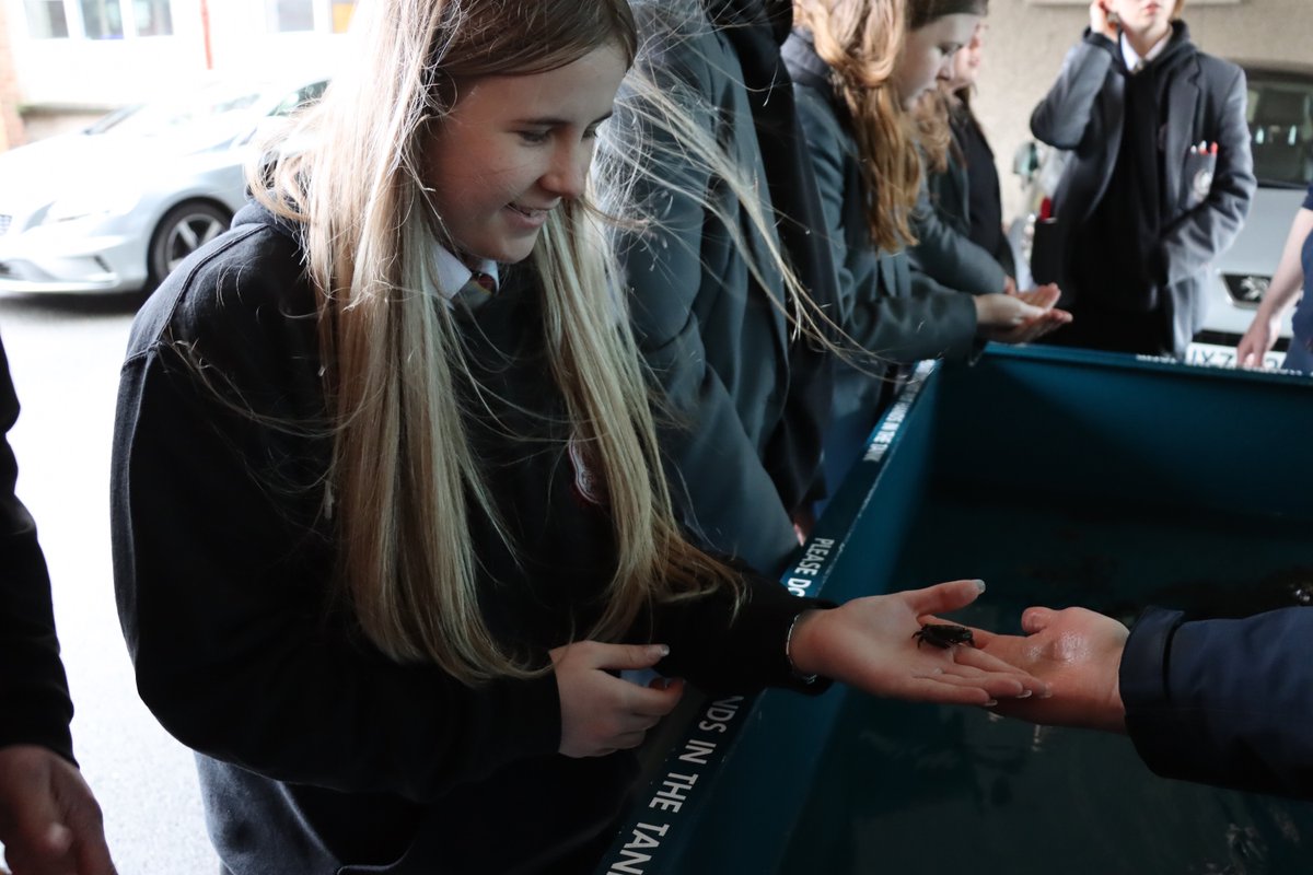 The Marine Machine was back on the road last week with a visit to Newry High School. 🦀 This trip kick starts our Water Warriors 2024 activities, and we can't wait to visit more secondary schools across the Foyle and Carlingford catchment areas. 💦🐚