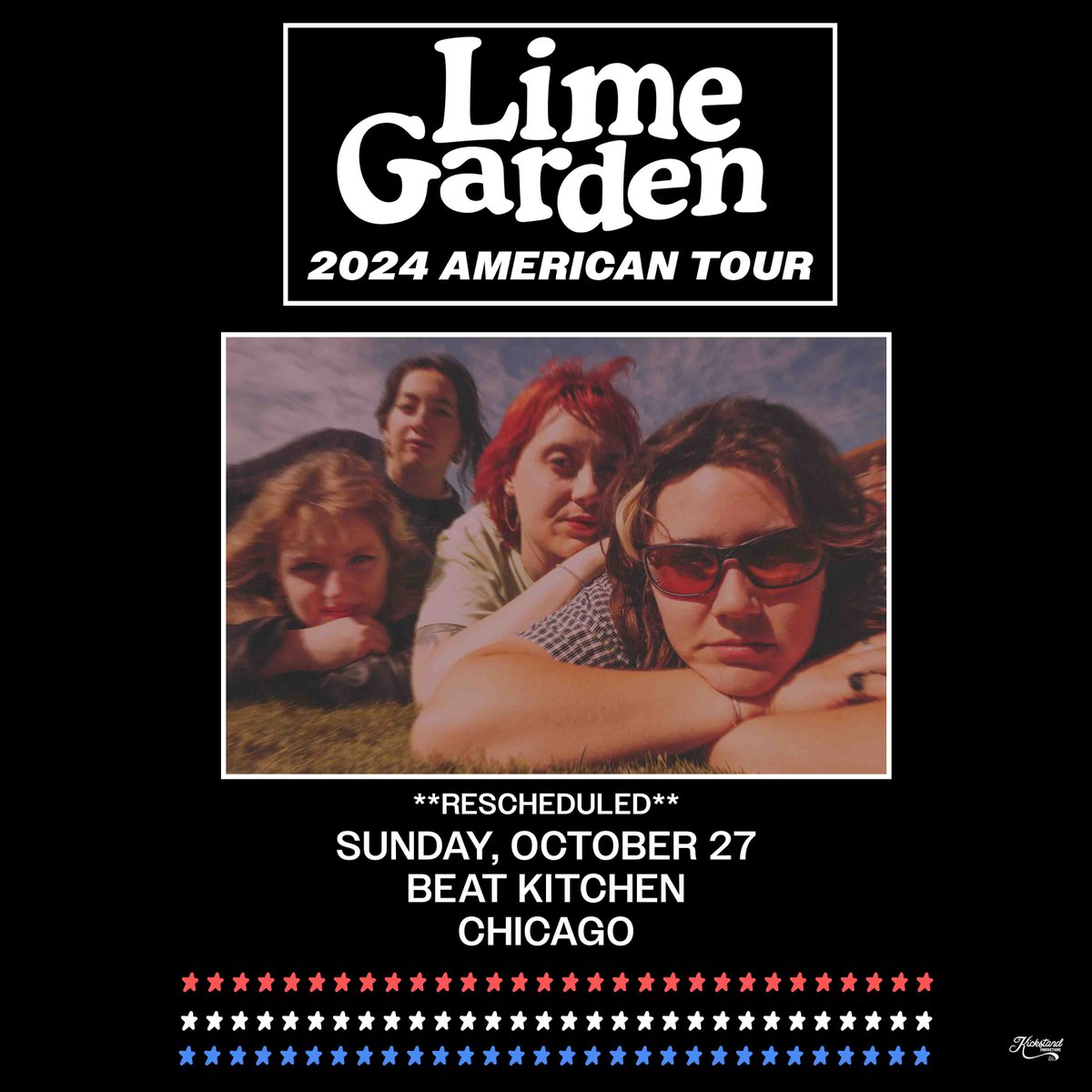 Lime Garden's May 4th show at Beat Kitchen has officially been rescheduled to Sun., October 27! 🎟 >> seetickets.us/event/lime-gar…