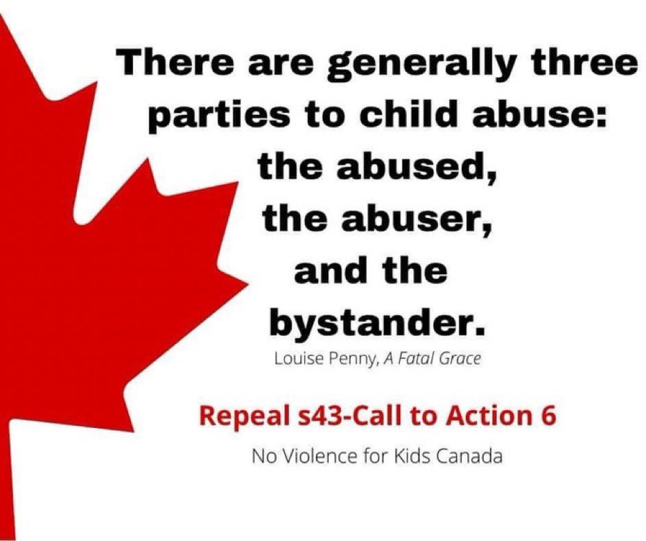 Let’s allow folks to ‘go through the system’. Let’s find those adults that assault kids. A repeal will reveal adults who hurt kids. @LenaMetlegeDiab @takovanpopta @j_maloney @AHousefather @MarilynGladuSL @adhillonDLL @ElisabethBriere @RobMoore_CPC @HoCCommittees @MPJulian