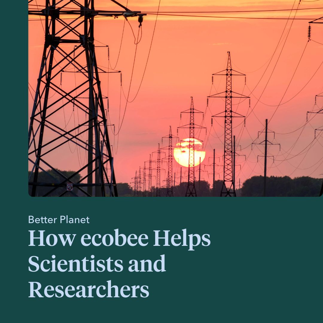 Discover how #ecobee’s Donate Your Data program is driving major breakthroughs in energy research. Our customers have contributed to the world's largest home energy efficiency dataset, fueling studies that shape a cleaner future. Learn more here bit.ly/441vL1t