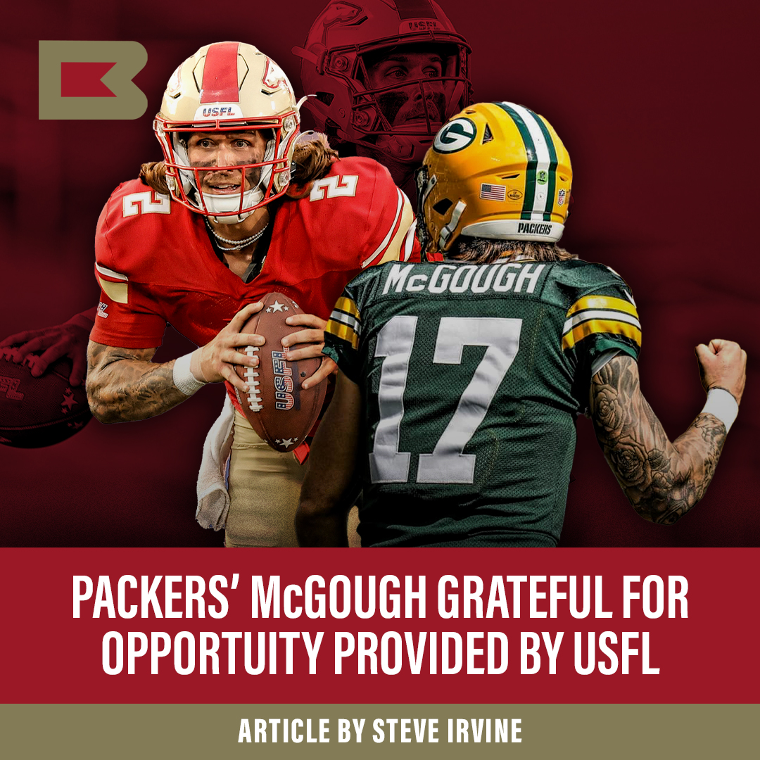 Steve Irvine caught up with @packers and @USFLStallions QB Alex McGough for an interview about his time in Birmingham and his @NFL career. Read more: bhambanner.com