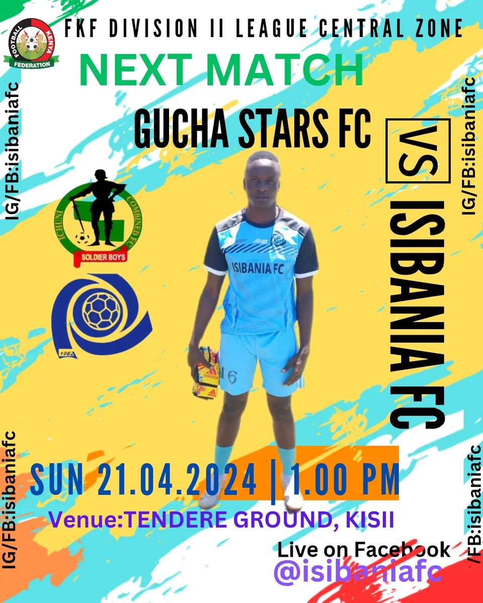 CarolRadull's tweet photo. Isibania FC will travel to Tendere Grounds in Kisii County for FKF Division Two league match against Gucha Stars FC on Sunday.

#RadullKE
#FKFdiv2 https://t.co/UBtMCKyvzY