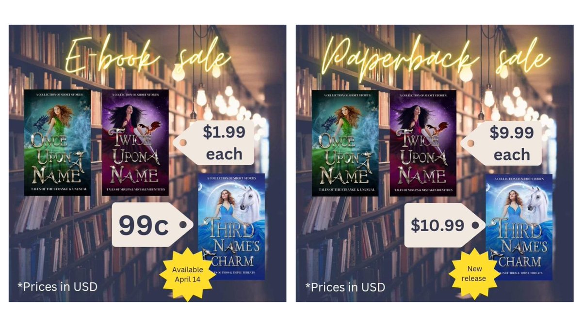 With over 2,000 dollars collected for reading charity, these anthologies are making a difference while offering a fun range of fantasy tales from various authors. Support a great cause while discovering new stories during a release week special: amazon.com/dp/B09Z217G92

#booksale