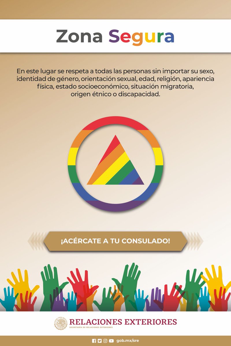 Recuerda que @ConsulMexStPaul es una #ZonaSegura para todas las personas. Acércate con nosotros y conoce los servicios a los que tienes derecho.
#CIAM #ConoceYEjerceTusDerechos #ProtecciónConsular #ProtecciónPreventiva #ConsuladoDeMéxico