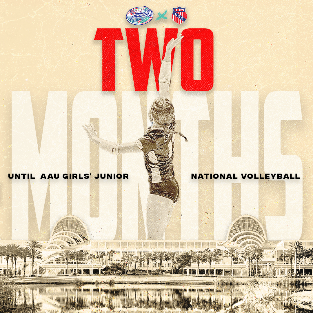 The most wonderful time of the year is only two months away 🤩 #AAUVolleyball #WeAreAAU