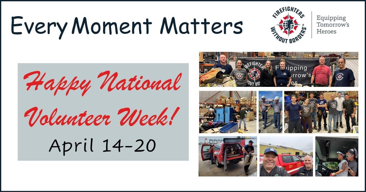 This National Volunteer Week, we're taking the time to show appreciation to every volunteer and every moment they dedicate to supporting our mission and the communities we support because #EveryMomentMatters #NVW2024