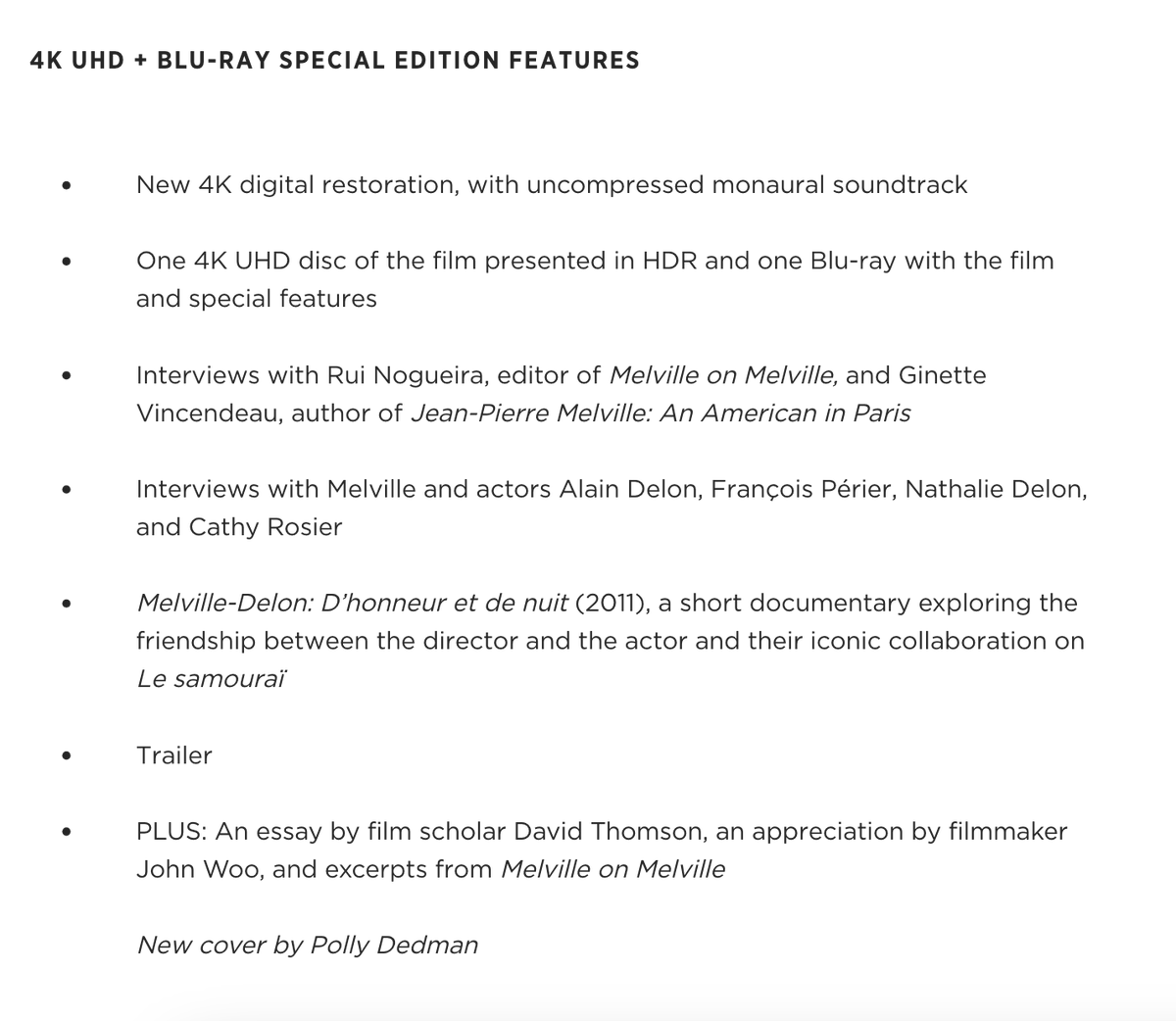 Criterion's tweet photo. Our new edition includes: https://t.co/Wlwv6KvPcL