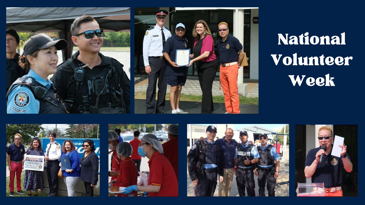 From April 14th to the 20th, @TPS42Div is celebrating National Volunteer Week! We thank our many @TPS42DivAux and Community Police Liaison Committee members for the work you do, not just this week, but every day, in an effort to make safer communities! Thank you!