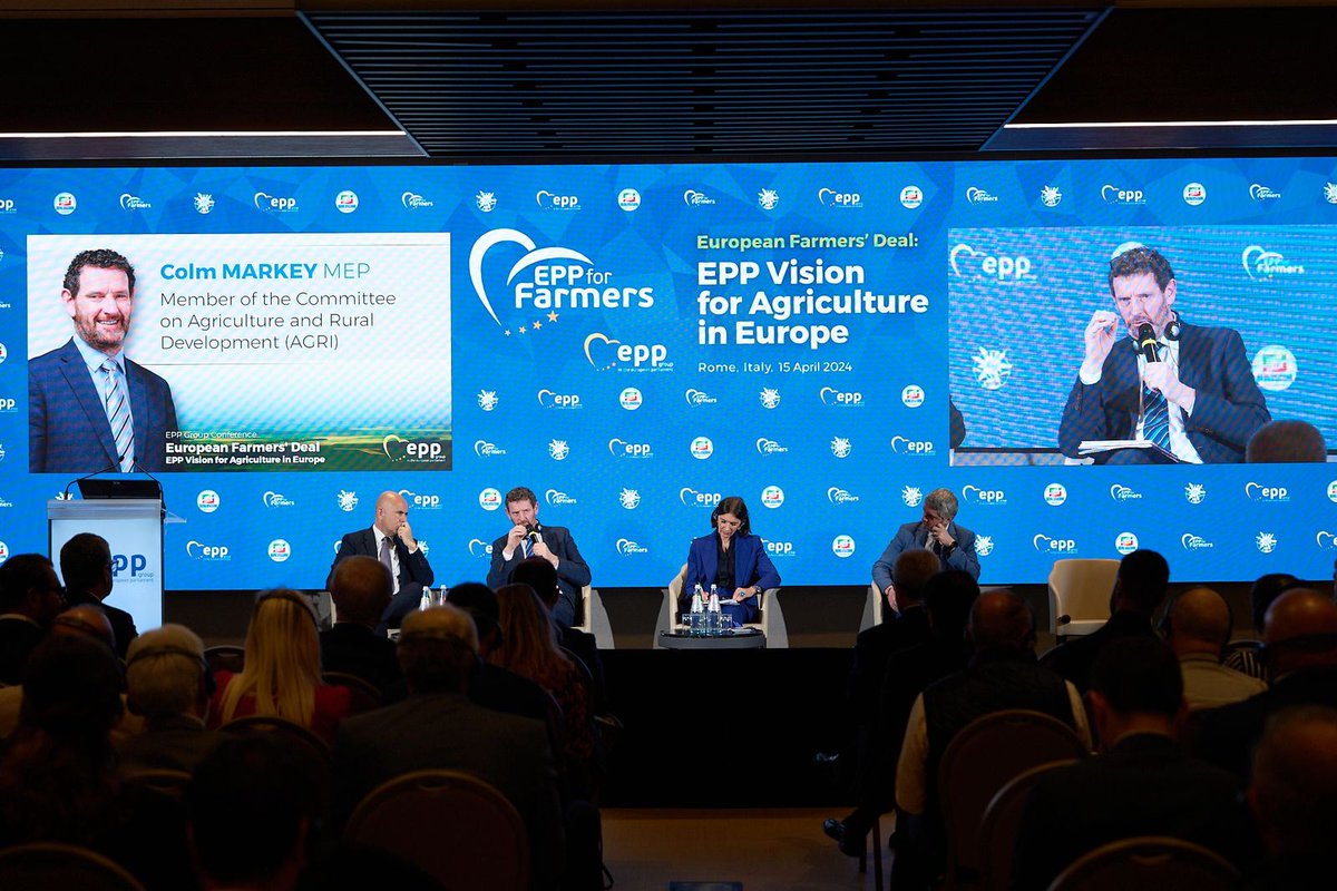 🌽Excited to discuss EU agriculture's future today! Farmers drive climate action, protecting nature and biodiversity. Let's support them by easing regulations and amplifying assistance. @EPPGroup