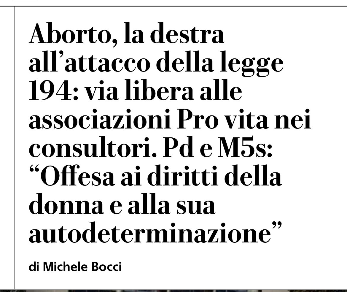 La legge sull’aborto fu confermata oltre 40 anni fa con un referendum dal 68% dei votanti Chi lo mette in questione si mette contro la “nazione” Altro che patriottismo, altro che rispetto della Repubblica e dei diritti dei suoi cittadini