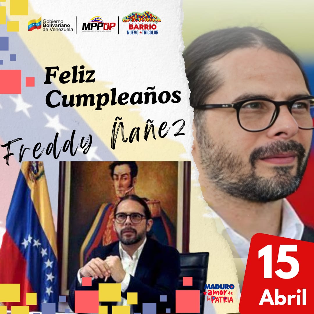 mppop_monagas's tweet photo. Desde la familia del #MPPOP   extendemos nuestras felicitaciones al Ministro de Comunicación e información @luchaalmada. ¡El poeta de la Revolución!
@NicolasMaduro
@GRaulparedes
#VamosPalanteMaduro https://t.co/j25KhtbP2E