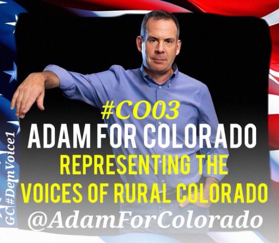 #DemVoice1 #DemsUnited Adam Frisch is sick of sound bites. He’s ready to serve in the US House representing #CO03, bringing solutions to problems. This hasn’t been done in 4 years. Throughout Adam’s career, he has worked to create local economic growth and jobs to make…