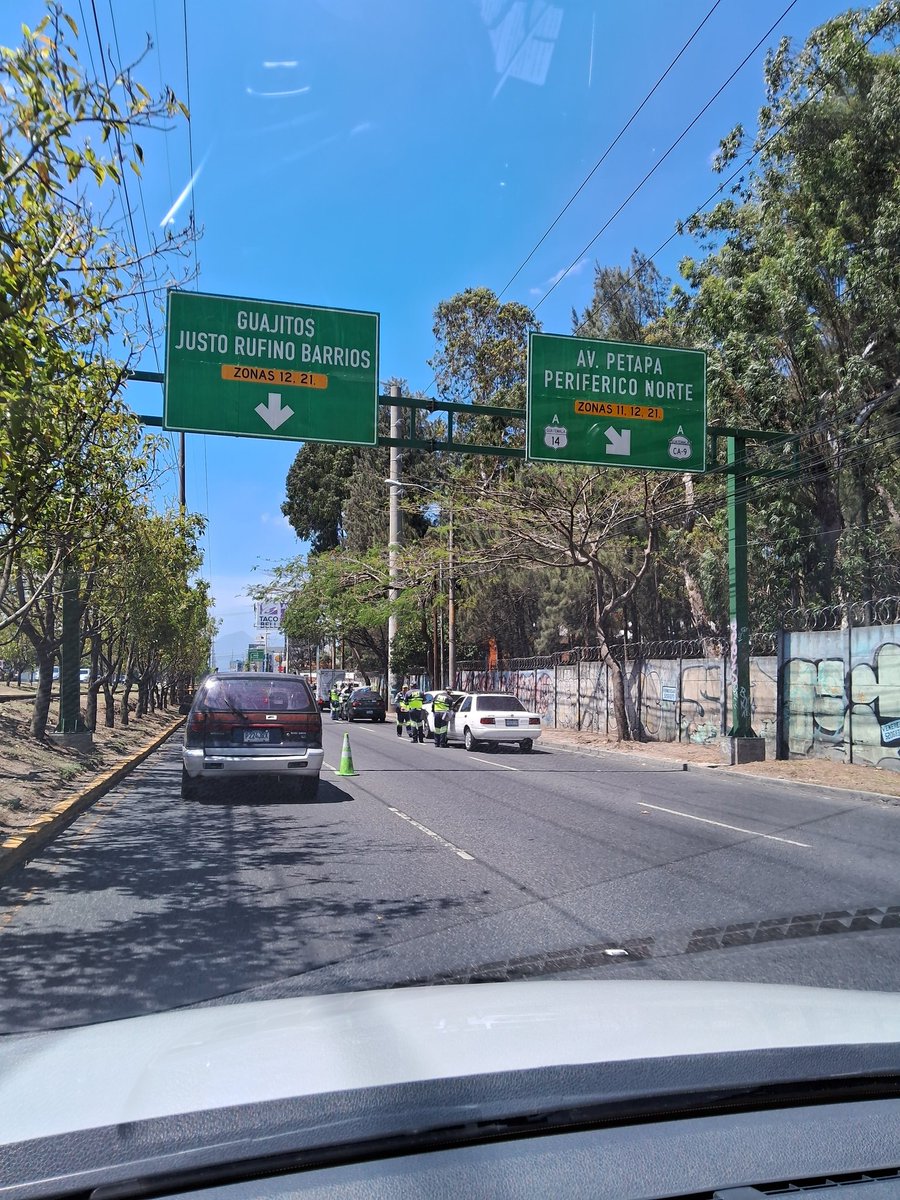 Puesto de asalto en Atansio y 24ca #TraficoGt #TransitoGt