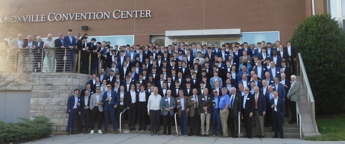 PhiGamUTK's tweet photo. This past Saturday, the Kappa Tau Chapter had the honor of hosting our 116th Frank Norris Pig Dinner. We are extremely thankful to both our alumni and undergraduate brothers whose efforts allowed this event to be possible. 

"Not For College Days Alone" https://t.co/jx67pWHy1x