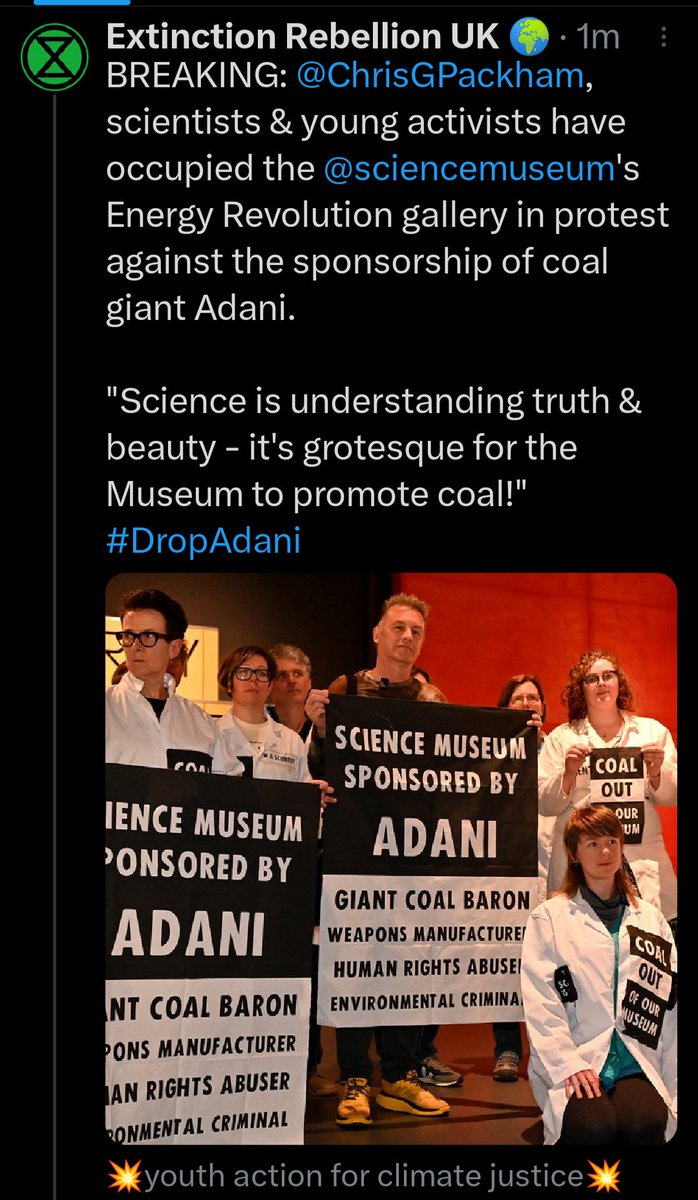 @DropFossil Solidarity from UK ✊🧡🇵🇸🦺
Drop fossil fuels 
#DropAdani