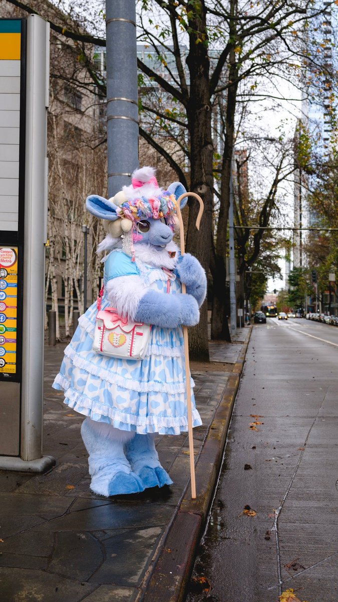 Whenever I see people be weirdly judgy about high-femme suits, especially mixed with conservative dress code discourse... But they've said Jeffica is a favorite fursuit Bestie... What do you think she is? The only diff is the skirt length