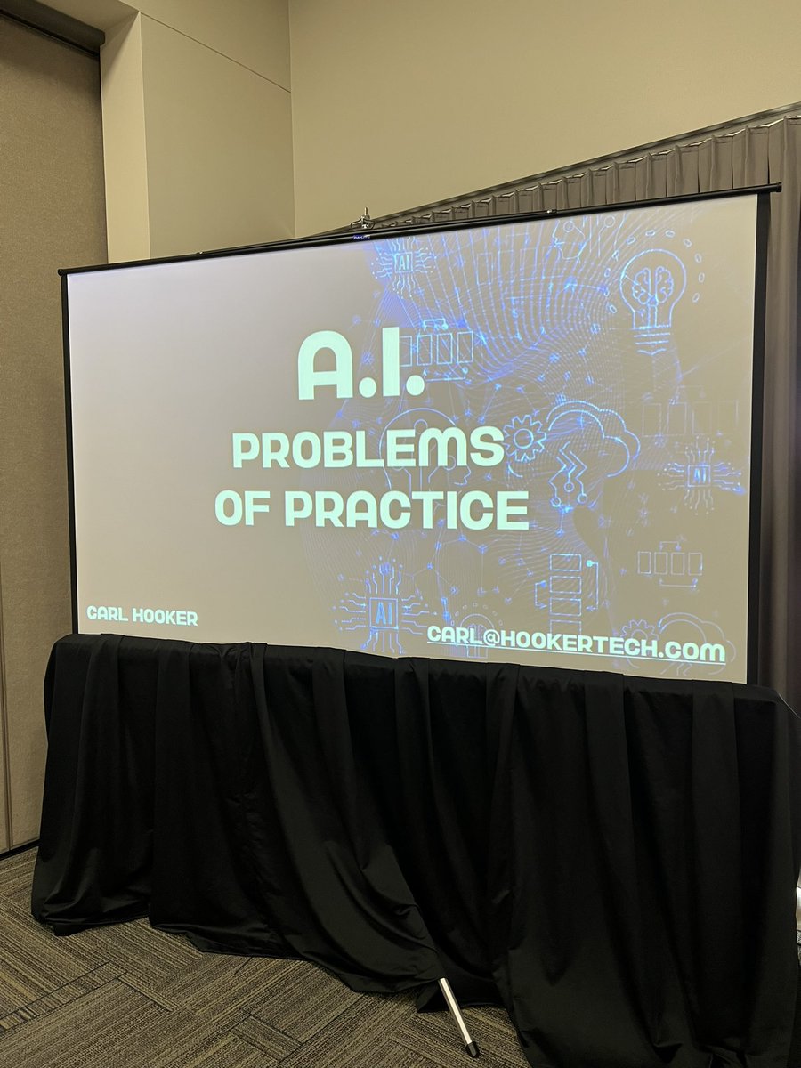 Presenting my “AI Problems of Practice” session in room 15B at 10am PST - @asugsvsummit #AIRshow