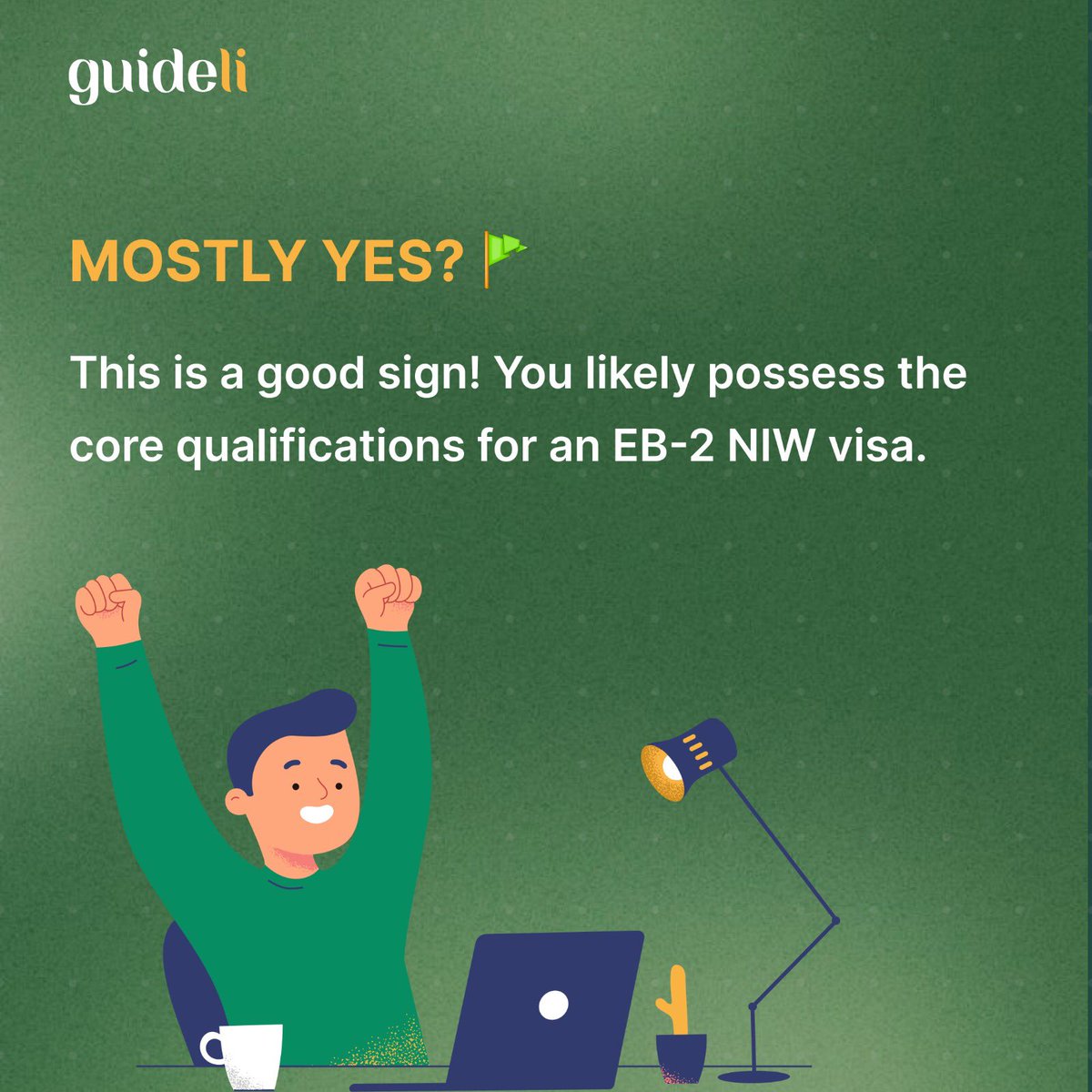 myguideli's tweet photo. Next Steps:
📍Consider scheduling a consultation with Guideli, who specializes in EB-2 NIW visas.
📍Visit https://t.co/CnbxyDZJu2 to get the first draft of your petition and recommendation letter. https://t.co/mNqgC3wueo
