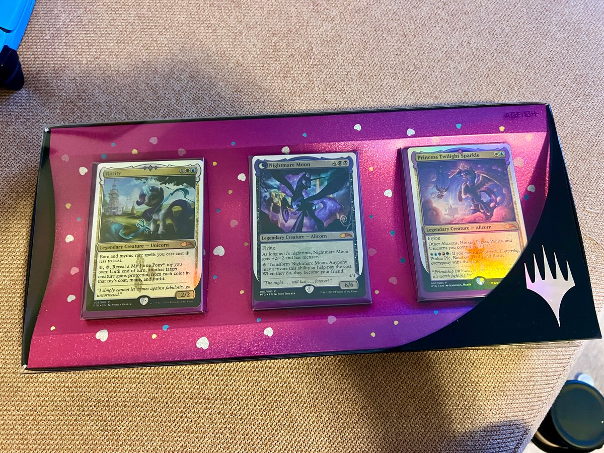 Anyone interested in an OG Ponies: the Galloping? 

Found it while cleaning my bookshelves. 🤷‍♂️

$350 shipped free

#MTG #mtgbuysell #mylittlepony