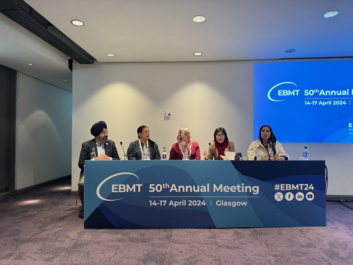 Thank you @ebmt for amplifying #IntersectionalMed and #EquityDiversityInclusion #EBMT24 🏆🙌🏽 I’m honoured and privileged to know these exceptional people! Dr Silvia Montoto @SaadehSalwa Dr Myra Ruka and @BldCancerDoc 🙏🏽