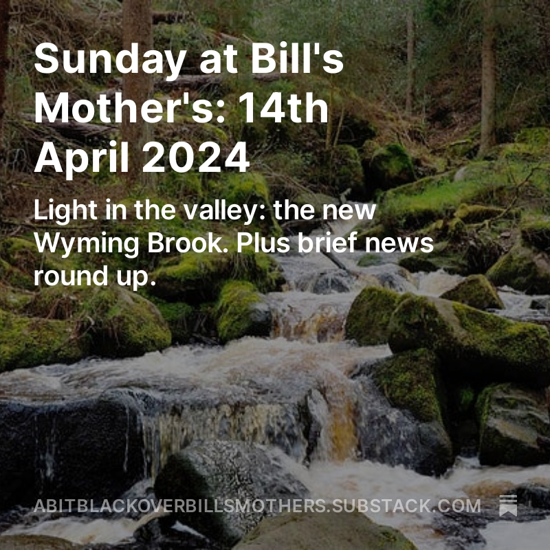 Latest from @BBoBillsMothers - new light on #WymingBrook + 🌳🐀🐞🌼🗞️in the notpaper for #Sheffield #TheOutdoorCity - ta @WildSheffield @JoeShute - tinyurl.com/BBOBM14Apr24