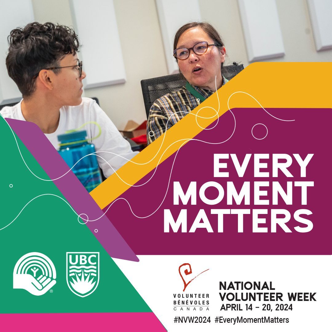 UBCUnitedWay's tweet photo. Today marks the beginning of National Volunteer Week! 

The UBC United Way Campaign relies on the generosity of nearly 300 volunteers who organize, promote, execute and celebrate the annual campaign!

The theme for National Volunteer Week 2024 is Every Moment Matters.
#NVW2024 https://t.co/6tA2MfScpI