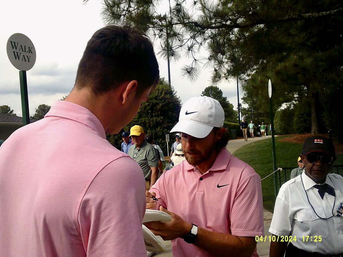 What a thoroughly enjoyable week at The Masters in Augusta with my son.  Catching up with old friends, making new connections and wonderful memories. This is a really special place. 🩷⛳️ #TheMasters2024 #golfireland #ScottieScheffler #tommyfleetwood #portmarnockgolfclub
