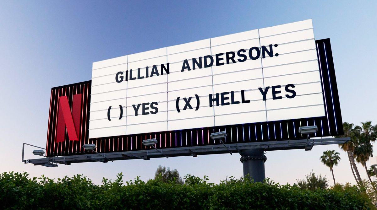 Have you appreciated Gillian Anderson today?