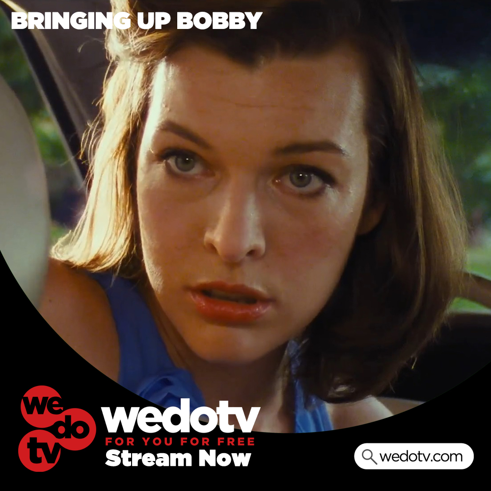A con artist moves with her son in an effort to build a better future, but it doesn't take long for her past to catch up. @MillaJovovich in the superb comedy Bringing Up Bobby for free with wedotv.com. #wedotv #freemovies #MillaJovovich #billpullman  #FamkeJanssen
