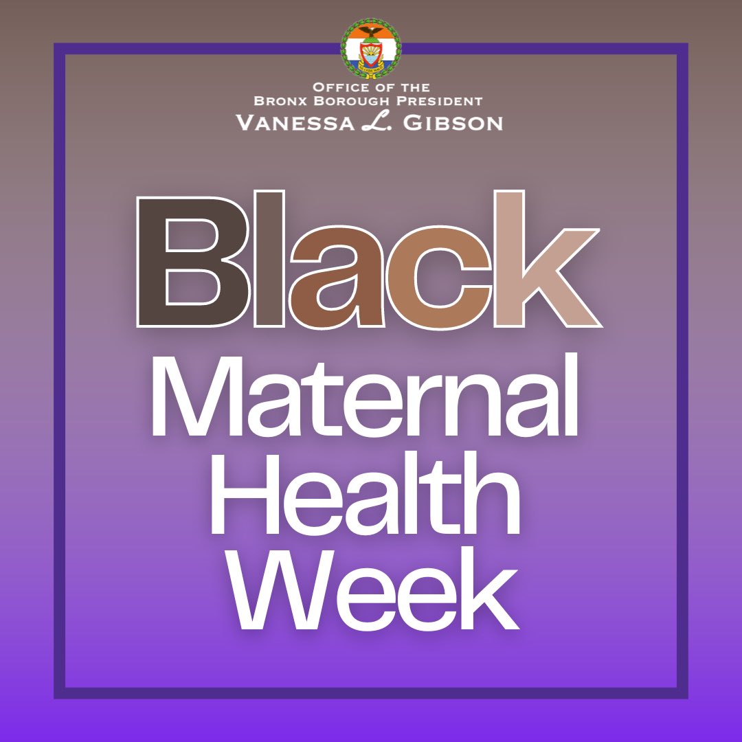 #BMHW24 is about raising awareness around health disparities that disproportionately affect Black mothers and birthing people in our borough and advocating for our residents to receive quality care before, during, and after childbirth.