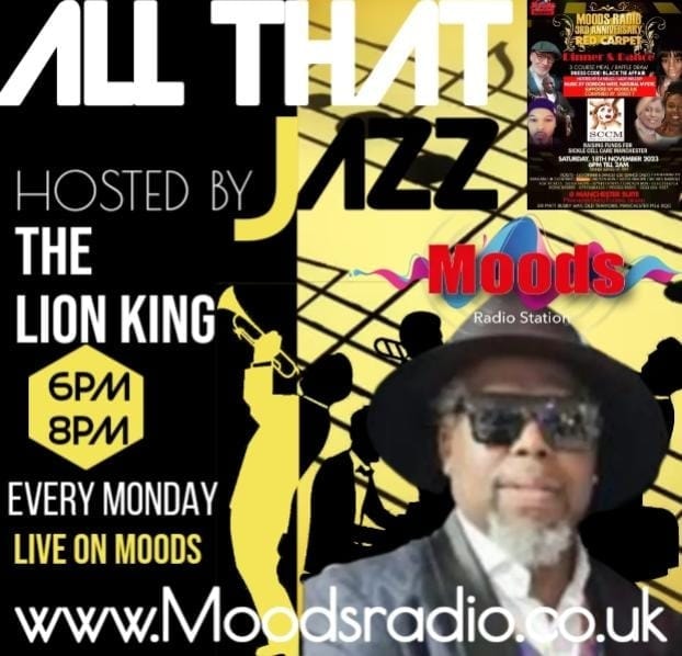 *UK COMMUNITY RADIO STATION*

ALL THAT JAZZ WITH THE LION KING 6pm-8pm 🇬🇧

playing the best in Classic, Latin, Bop, Swing, Modern, Fusion, Vocal & Cool Jazz

#radiostation #communityradio #musicmix #goodvibes #mondays #mondayvibes #OnlineRadioStation #Music #Online #TuneIn #Jazz