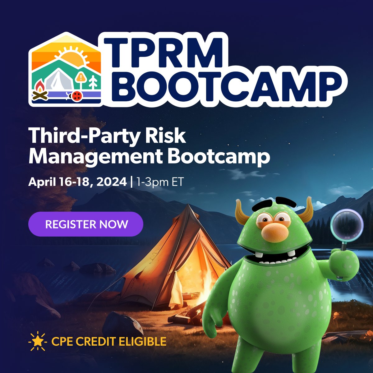 Are you attending this virtual third-party risk management bootcamp? It starts tomorrow! Don't miss out on 3 days packed with third-party risk management best practices, tips and solutions for common challenges, and more! Register now: hubs.ly/Q02sVHjX0 #vendormanagement