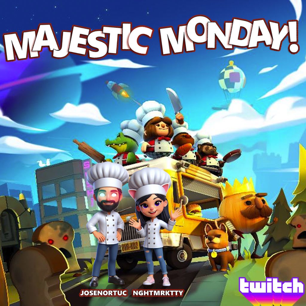 Majestic Monday on Twitch! Starting at 8:30 pm EST! #Meme #dancing #fyp #viral #cooking #funny #streamer #twitch #overcooked2 #monday #gaming #dubby #BeBetter #xbox #gaming #supportsmallstreamers #smallstreamer #twitchcommunity #twitchstreaming #gamer #funny #gameplay