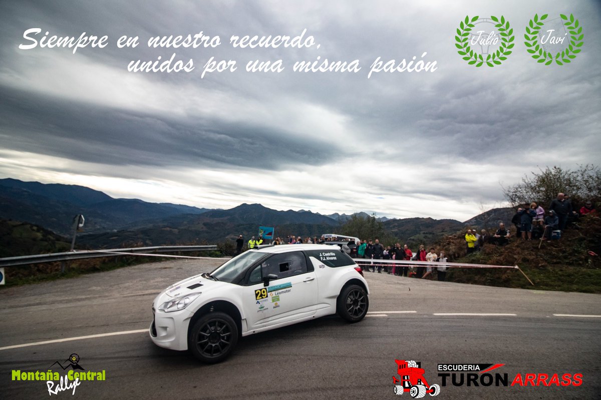 TuronArrass's tweet photo. Hoy para todos los que formamos este deporte es un día complicado y de recuerdo.

Hace un año perdíamos a dos amigos, dos deportistas, Julio y Javi en competición.

Queremos recordarles con el homenaje que les rendíamos en la salida del 18° Rallye Montaña Central.

🖤 DEP 🖤 https://t.co/8w2eXm6NiD
