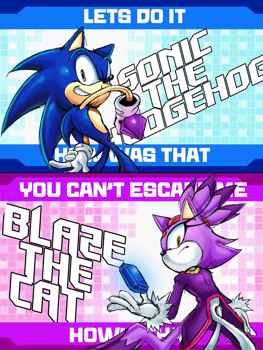 Sonic Rush - character select