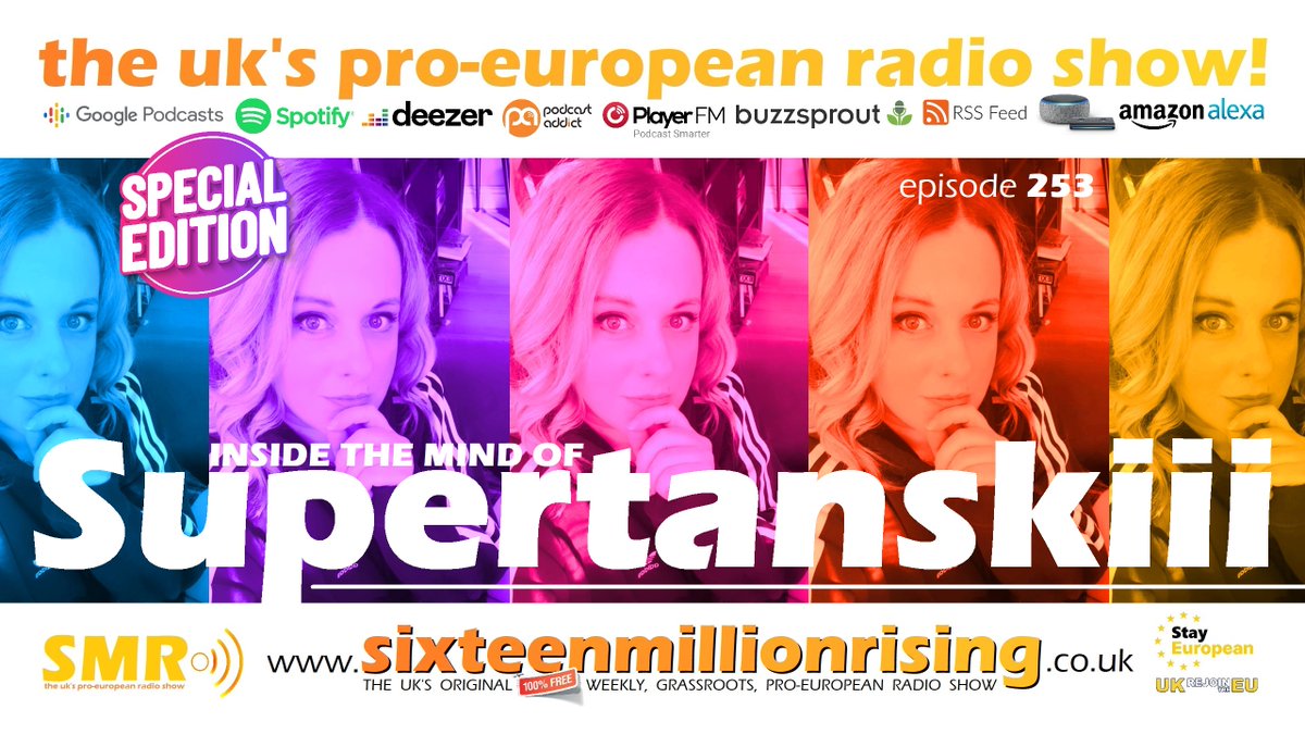 NEW! This week, we welcome our SUPER special guest, the outspoken, 🦸‍♀️ @supertanskiii 🎙️ for our BIGGEST interview yet! Brace! Brace! 💥 Yes! It's FREE! 👉 Link Tree in bio! 🎧 Now on Alexa too! Like it? Help us! 🙋‍♀️ Donate | Subscribe | Listen at: 👉 sixteenmillionrising.co.uk 🇪🇺