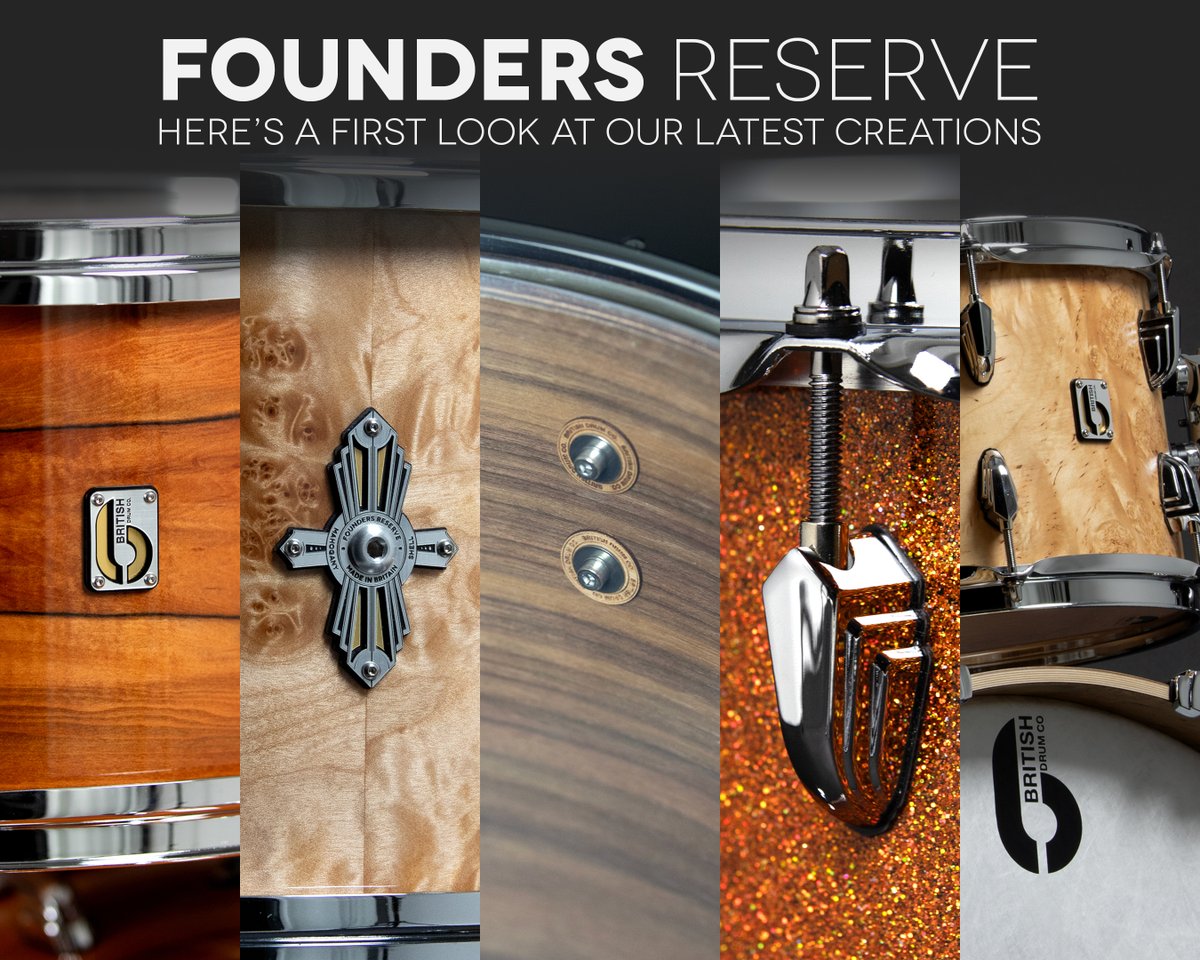 Introducing our newest Founders Reserve collection, featuring a variety of stunning finishes including high gloss, satin, and sparkly options. 🥁 Explore the full range of kits on our website to find the perfect match for you. bit.ly/BDCfoundersres…