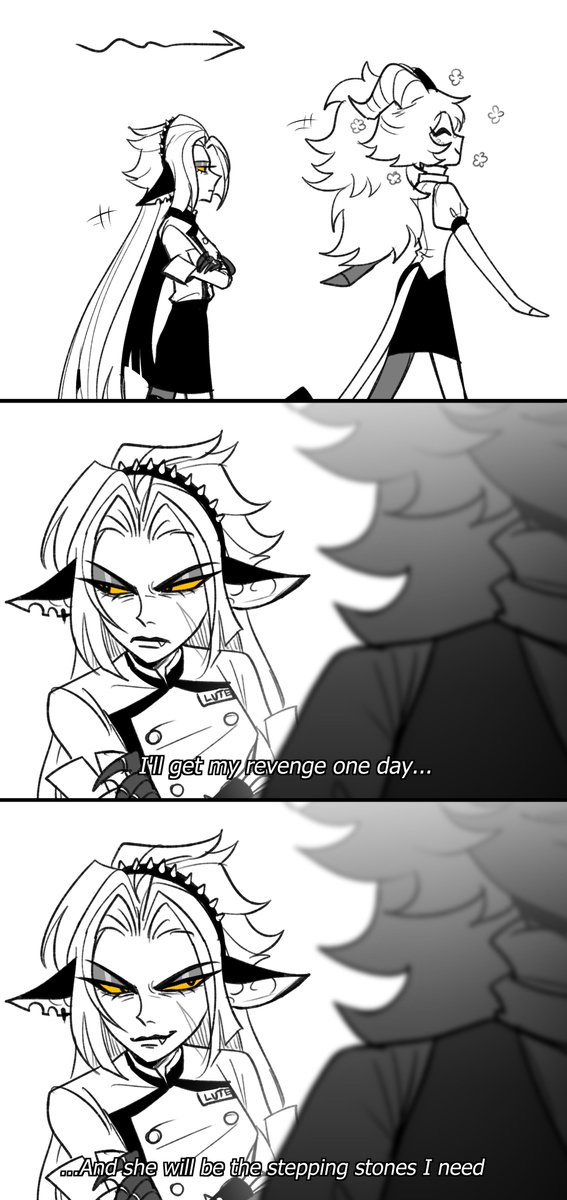 how Lute and Emily first met
toxic yuri rules 🔥

Ask us anything! (#RuddyHotel QnA):  tumblr.com/ruddyhotelau?s…

#EmiLute #HazbinHotel #HazbinHotelLute #HazbinHotelEmily #HazbinHotelAU #HazbinHotelSwapAU