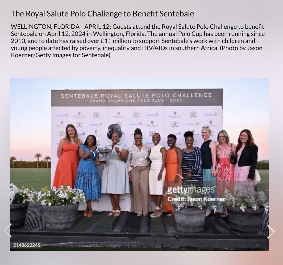 To date, they have raised over $11m - let that sink in for a moment!! Prince Harry has used his love of Polo, he & Nachos have leveraged their friendship to create winning teams & networks and have included their beautiful wives to keep building success for #Sentebale👏🏾👏🏾😁