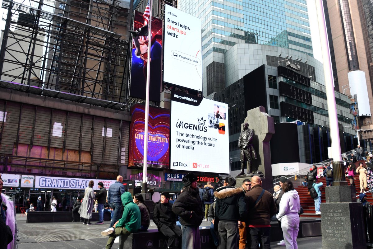 New Work: OOH for <a href="/IngeniusOS/">INGENIUS</a> x Brex

Ingenius Studio is a technology suite powering the future of media and we’re excited to be their agency of record. #ThisIsVSNRY