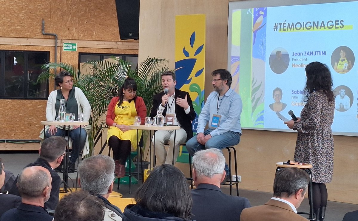 [#Attractivité] Soirée d'échanges <a href="/investnantesSN/">Nantes Saint-Nazaire</a> "La coopération, moteur des Transitions". 🤝 

Ou comment la coopération entre acteurs économiques accélère les projets sur le territoire🚀. 
 
Belles illustrations par les entreprises 👍.