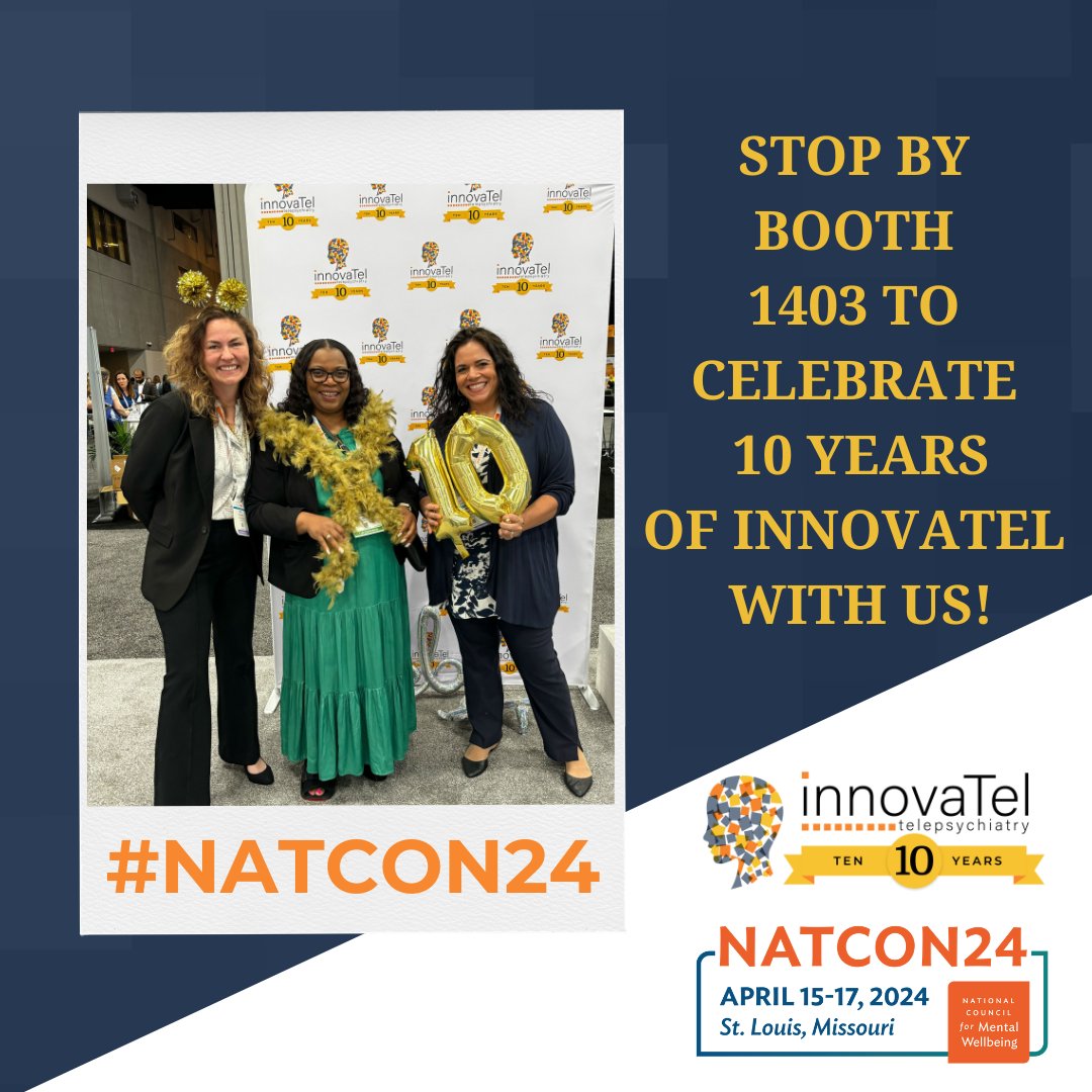 Stop by booth 1403 to celebrate 10 years of innovaTel with us in our photo booth 📸 And fill out a raffle ticket and enter to win a catered lunch for you and your team – up to a $350 value! 🎉 @NationalCouncil #NATCON24