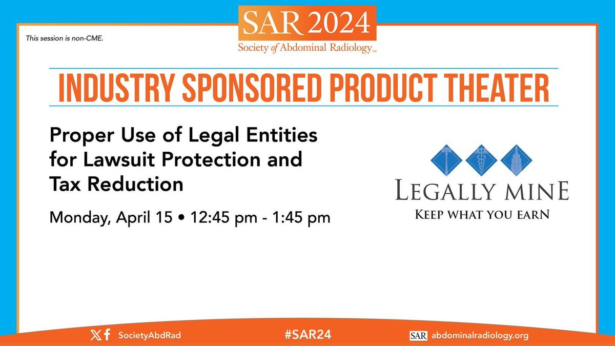 Next at #SAR24—Join us for an Industry Sponsored Product Theater presented by Legally Mine!