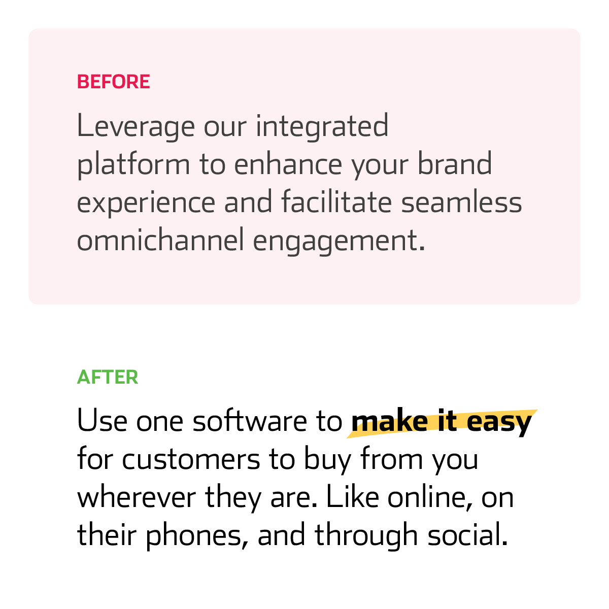 counterpartCD's tweet photo. Concrete language is strong! 💪 It’s smart! 🧐And with it, you paint a picture that leaves ZERO doubt about what your product or service can do for your audience. #messagestrategy #clearcommunication
🔗: https://t.co/nwZMwzgh1q https://t.co/27Y8BPfPLm