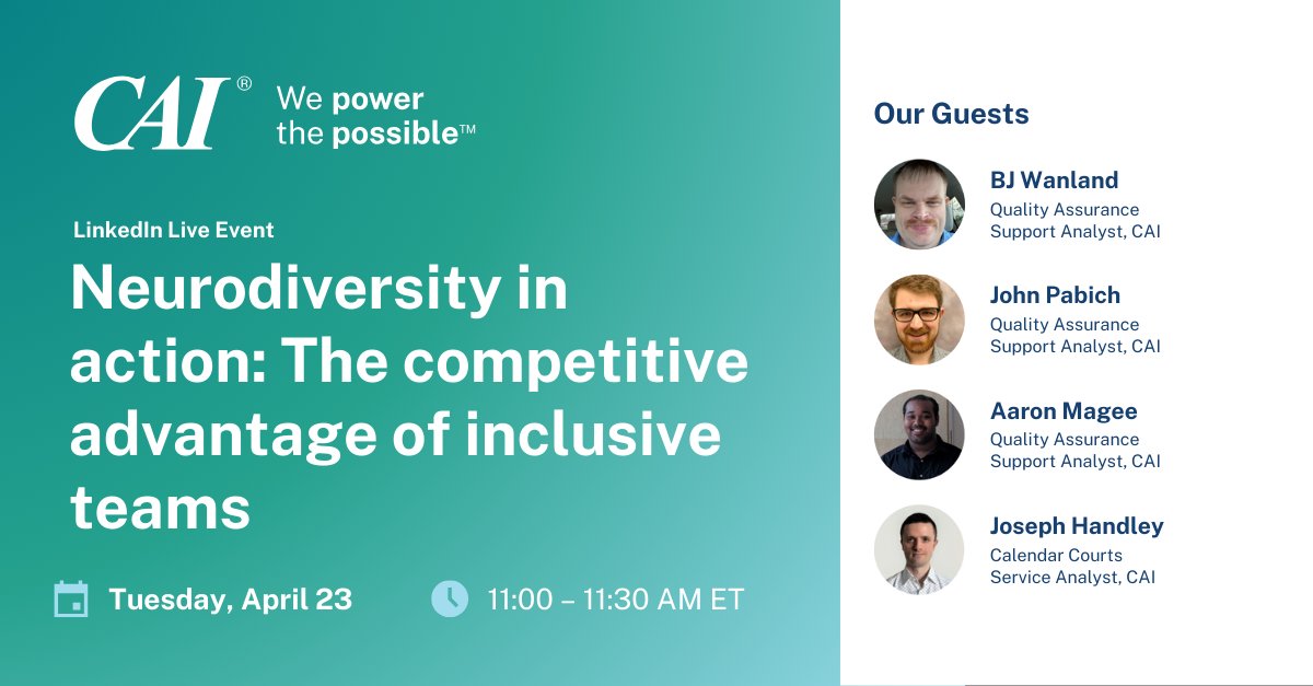 #AutismAcceptanceMonth is in full swing, and what better way to participate than by joining our upcoming LinkedIn Live event?​ Be part of the conversation that's changing the face of the modern workforce. ​ ​ More details here: linkedin.com/events/neurodi…