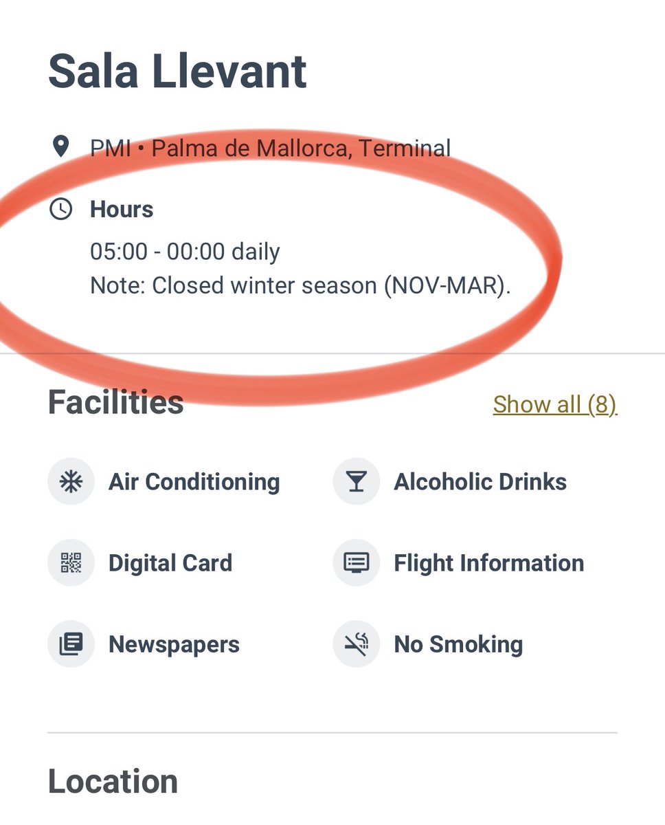 infofer04's tweet photo. @prioritypasscom your lounge in Mallorca terminal A said it open and is not not even a warning at door - waist my time and money as if I knew was close will do things differently but you have not update your own information https://t.co/PAUwy8cVQi