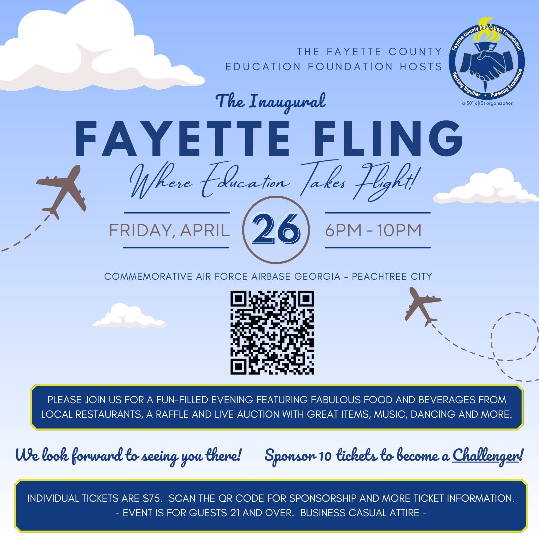 The Inaugural Fayette Fling Purchase tickets here: zeffy.com/en-US/ticketin…