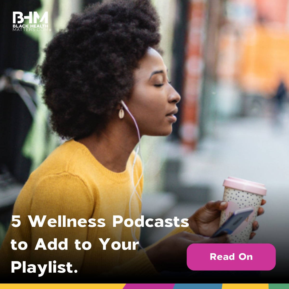 Elevate your wellness game with these 5 fantastic podcasts curated by us! From nutrition tips to mental health discussions, there's something for everyone. Dive in and discover your new favorite show: bit.ly/3PVPkCh #BlackHealthMatters