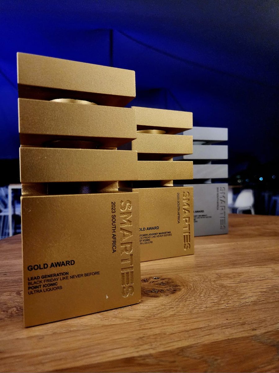 SMediaAdvice's tweet photo. Congratulations to our best in class #DigitalMarketing team that worked on the @ultraliquors 'Black Friday Like Never Before' campaign 👏 We collected 2 x Gold and 1 x Silver @mmaglobal #Smarties awards. I couldn't be more proud! https://t.co/sBrPvKY1tl