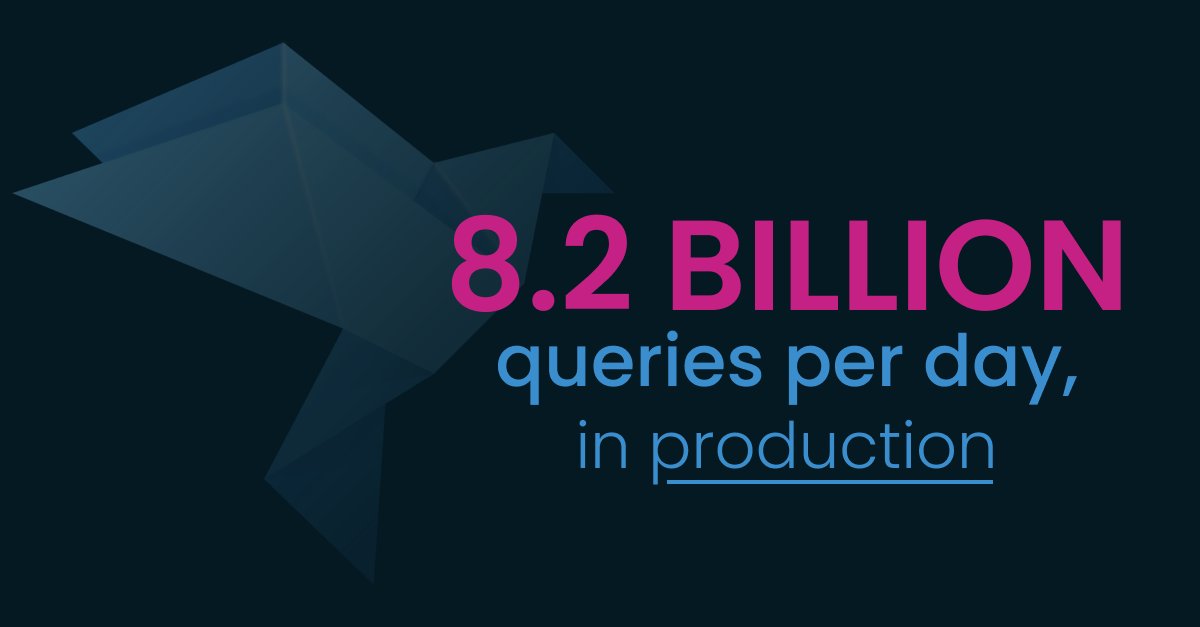 skysql's tweet photo. SkySQL databases run over 8 billion queries per day, in production – all while ensuring continuous availability, predictable performance and low costs. Check it out, launch a database and be part of the story. #cloud #dbaas https://t.co/eIYugfKzhM https://t.co/STKDtiq8SD